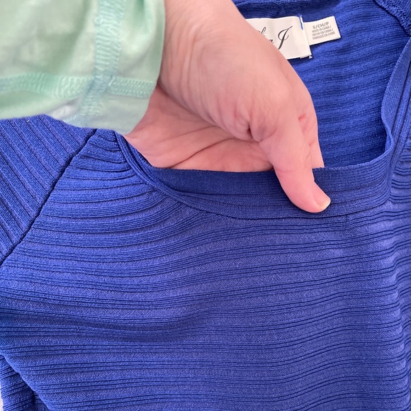 Eliza J Blue Dress Aline Small S - Picture 2 of 4